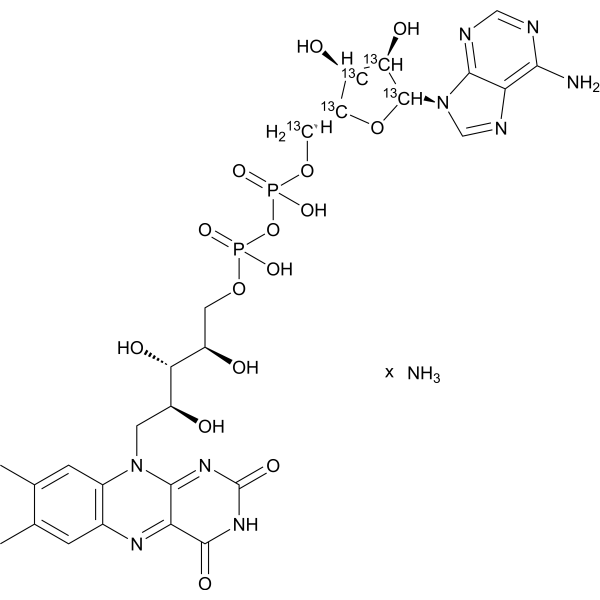 Flavin adenine dinucleotide-13C5 ammonium